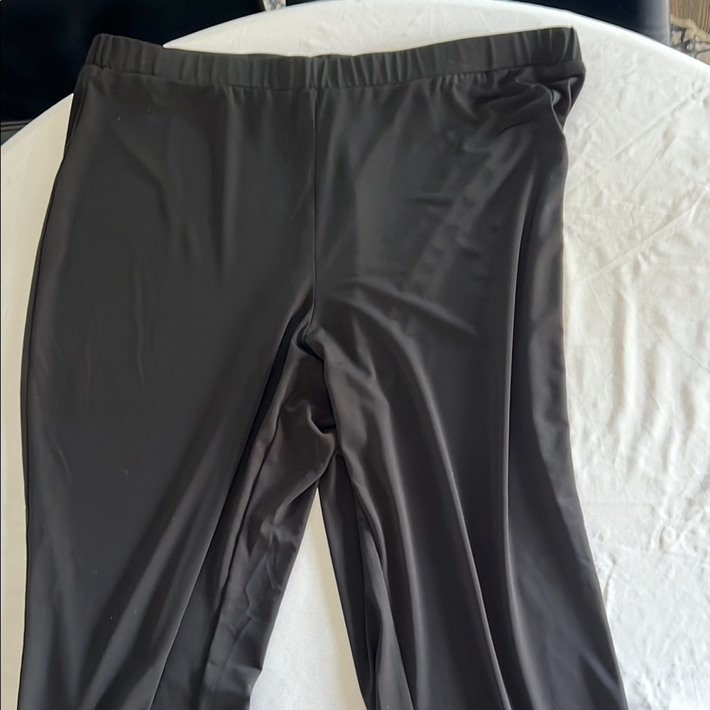 Croft & Barrow Black Trousers with Elastic Waistband